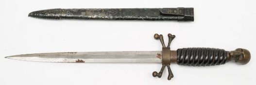 A post-war German Masonic dagger:,