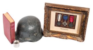 A set of three WWII German medals to Hauptman Fiesler 98 Gr Reg F and G:,