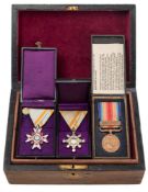 A collection of seven Japanese Orders and Decorations:, comprising an Order of the Rising Sun,