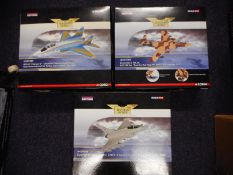 Three Corgi Aviation Archive: 1:72nd scale model aircraft, Eurofighter Typhoon,