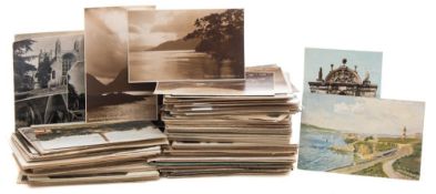 A collection of early 20th century GB topographical postcards, including some West Country,