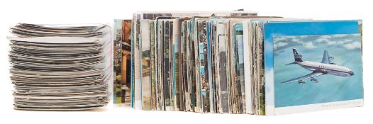 A collection of modern British postcards:, approximately 550.
