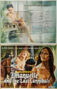 Eight adult and erotic British quad film posters:, 'They Love Sex/Lusty Lovers', 'Inhibitions',