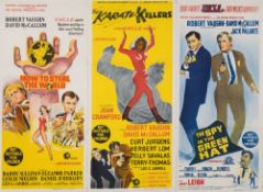 Three Continental 'Man from Uncle' film posters:, comprising 'The Spy In The Green Hat',