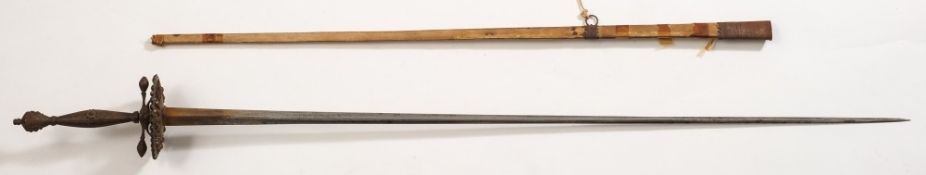 An 18th century small-sword:,