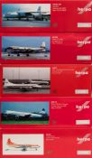 Herpa, five 1/200 scale diecast airliners:Vickers Viscount 800, Vickers Viscount 700, Bae 146-300QT,