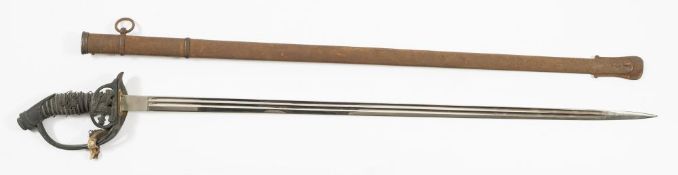 An Imperial German Officer's dress sword by I Robrecht, Berlin:,