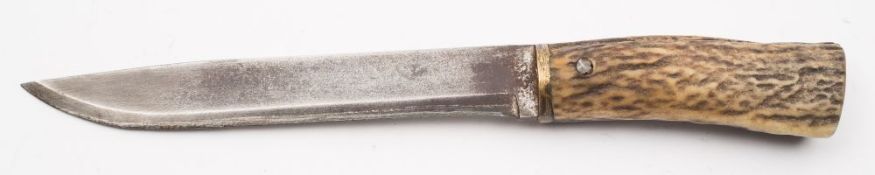 A Continental hunting knife:,