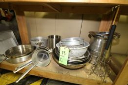 Assorted Cookware includes: Faberware +097 12