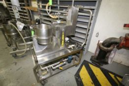 Groen Jacketed Portable Kettle, Model TDC/TA/2-20, S/N 129743, Max WP 45 psi @ 300 Degree F