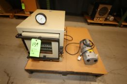 National Vacuum Oven, Model 5851-9, S/N 7-79-1347-52 with Gast Vacuum Pump, Model 0823-101G271X, 120