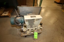 Super Pressure Inc. Portable 1 hp Compressor, Cat #46-13421, S/N D3-59, 1725 RPM, 230/460 V