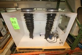 Glove Box Plexiglass Enclosure, Aprox. 3 ft. L x 18