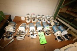 Lab Pumps, (3) FMI Model RP-G6, (3) RP-G20; (8) FMI QSY