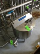 Approx. 25 Gallon S/S Balance Tank with Inlet and Outlet Valves