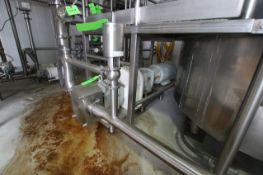 Fristam 15 HP Skid-Mounted Positive Displacement Timing Pump, Model FL2-130L, Max Speed 600, Max