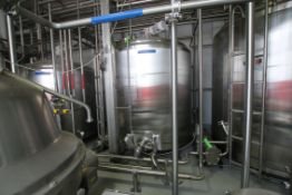 Cherry Burrell / WCB 1,000 Gal. Dome Top S/S Processor, S/N 1000-66-1383, with Bottom & Side Sweep