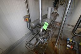 (2) Approx. 3 ft. Skid-Mounted S/S Shell & Tube Heat Exchangers with Centrifugal Pump