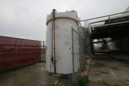 Poly Storage Tank, Approx. 3,500, Ball-Valve