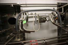 Assorted S/S Process Pipe Connections, Transfer Hose, Line Wrenches, COP Basket, and Clamps