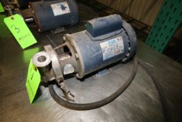 Thompson 1 / .75 hp Sanitary Grade Centrifugal Pump, with 1.5