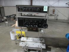 Kalish Model #5005 Supercap Capper, 110 Volt, SN 126/91, includes a box of spare parts rubber wheels