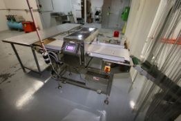 S/S Metal Detector with Fall-Out Reject Station, Equipped with Operator Touch Screen, 17 1/2