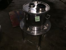 Pharma quality 100 Liter T-316L Stainless Steel tank by Eagle Stainless Container, Model DT-CTL-