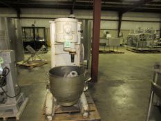 Century Heavy Duty Mixer with 60 gallon mix bowl serial #AC-89948, old but heavy built (Located in