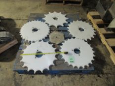 One lot containing 5 unused indexing wheels (Located in Iowa)**EUSA**