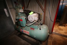 Champion 15 hp R Series Reciprocating Air Compressor, Mounted on Horizontal Tank, 1760 RPM, 230V /