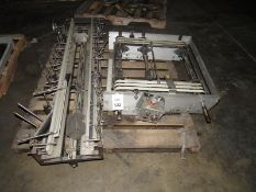 One lot of two experimental assembly containing sliding drives on two axes, chain and belt