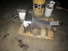 Stainless Steel Sink with Stand and hot and cold Foot pedal activation (Located in Iowa)**EUSA**