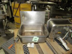 Stainless Steel Sink with knee activation levers (Located in Iowa)**EUSA**