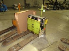 Clark Electric Pallet Jack - operational when removed from service - batteries need cleaning (