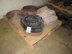 One lot six conveyor belting approx. 20 ft. long each and 4.5