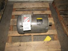 Baldor 7.5HP Electric Motor, 1770RPM, 208 -230/460V and 22-20.2/10.1 AMPS, Frame 213TC. (Located