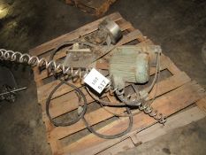 Flexicon Type Powder transfer unit with hopper attachment and direct drive electric motor and