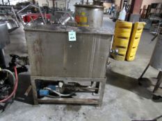 Stainless Steel Hot Water Heater with Stainless Steel Water Pump, temperature sensor and float