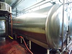 Cream City 7800 Gallon Horizontal Stainless Steel Storage Tanks Stainless Steel Construction,