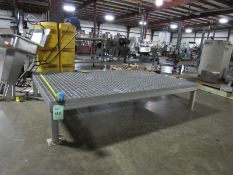 Stainless Steel work platform, 4 ft. deep, and about 6 ft. wide, 14