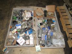 One lot, two trays of bearings and misc. components (Located in Iowa)**EUSA**