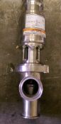Alfa Laval 2” 2-Way Air-Actuated Valve, Model 771S-10M-14D-2X8-316L, S/N 638518-01