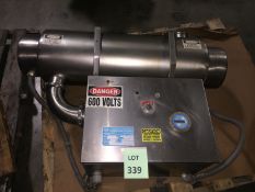 Stainless Steel Sani-Matic Ultraviolet Purification System Model AF1-1030-2, Serial #075865, 115V,