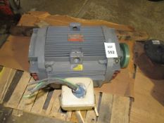 General Electric 50HP electric Motor, 3555RPM, 230/460V, 119/59.5APMS (Located in Iowa)**EUSA**