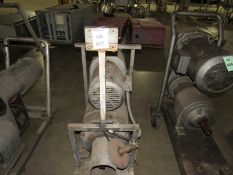 Reeves Drive unit with SEW Eurodrive, 1752 RPM, on base and caster - parts machine (Located in