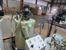 Mix Tank and Agitator about 55 Gallons and control units on cart with casters (Located in Iowa)**