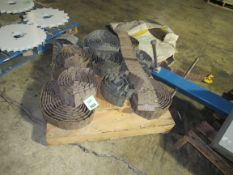 One lot of 10 conveyor belting 4.5