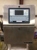 Video Jet Ink Jet Coder Model: 43S S/N: ZH061930012 On Stainless Steel Stand with Casters (Located