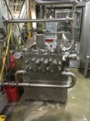 Cherry Burrell 7500 TGR Homogenizer Serial: 271298 Stainless Steel Construction, Last used in a
